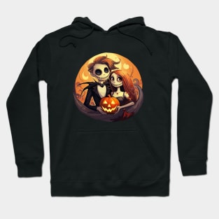 Jack and Sally - The Nightmare Before Christmas Hoodie